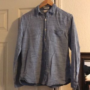 H&M men’s long sleeve button down shirt size M